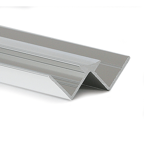 Neptune Aluminium Satin Finish 10mm Internal Corner 2.4m image